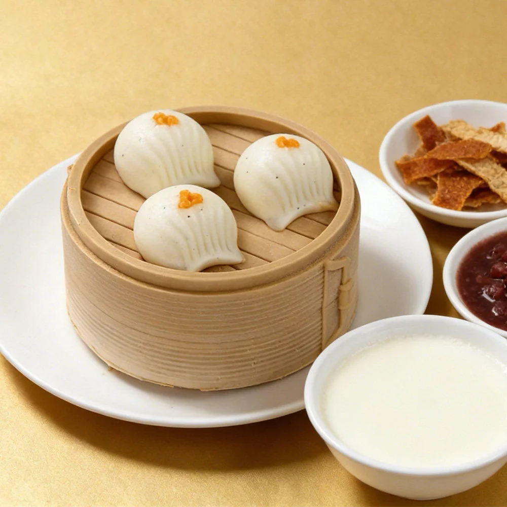 陈皮红豆双皮奶风味蛋糕产品摄影